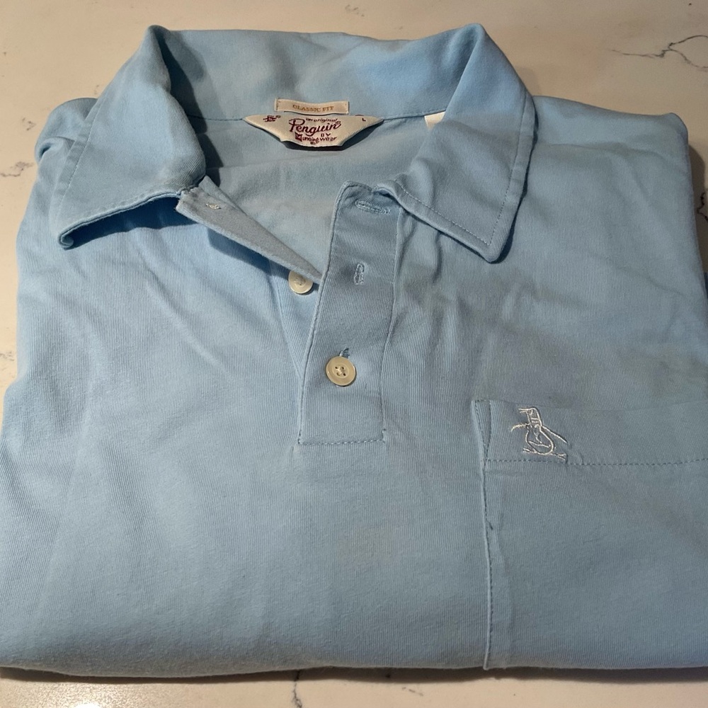 Original Penguin classic fit short sleeve polo shirt